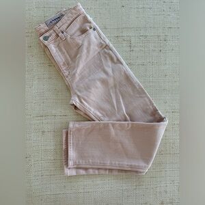 AG Denim Pink Isabelle High Rise Straight Crop 26 NWT